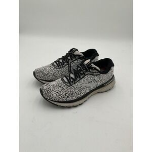 Brooks Adrenaline GTS 20 Shoes Womens Size 8 White Black Running Sneakers